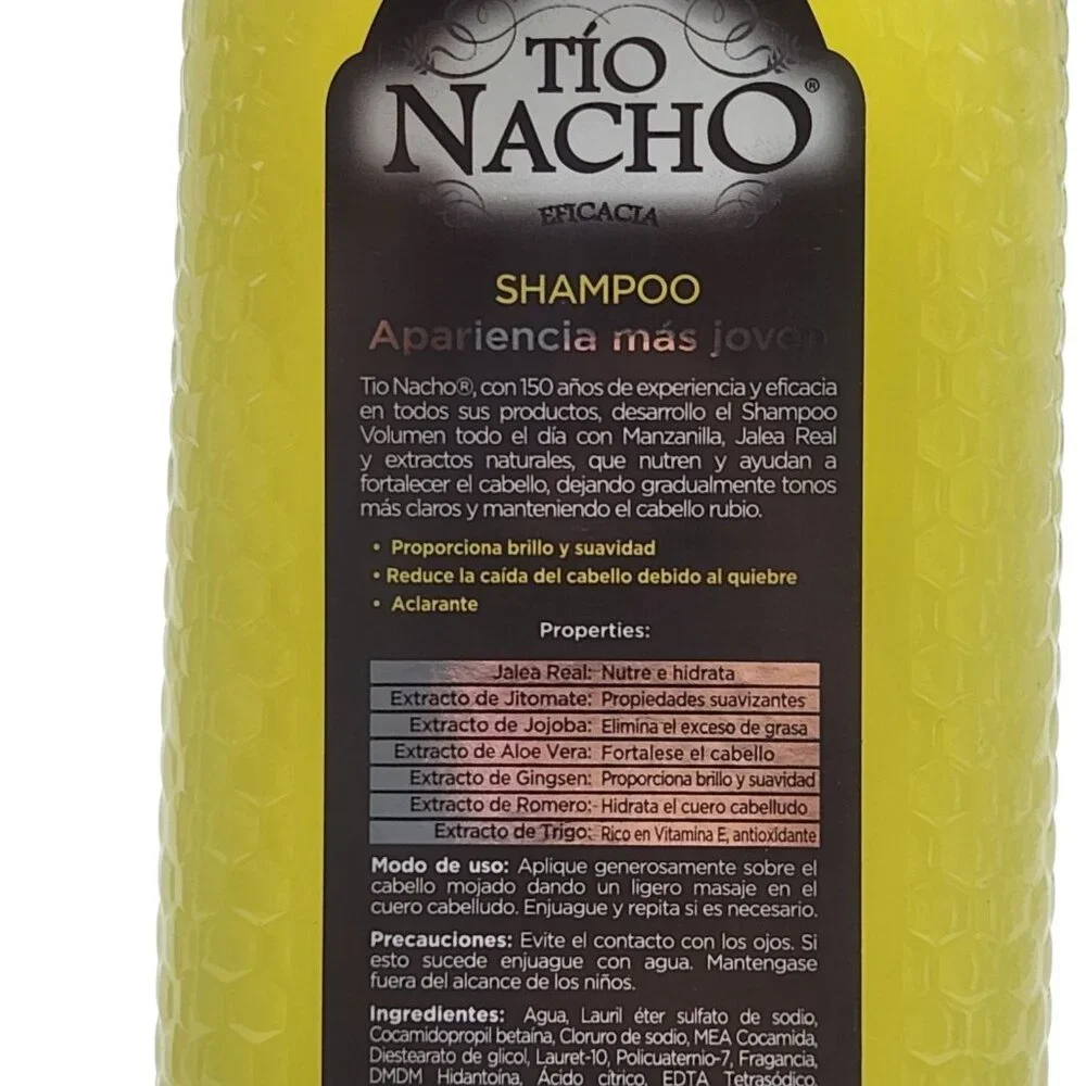 Tio‎ Nacho Younger Looking Revitalizing Shampoo 14 fl oz with Royal Jelly Jojoba